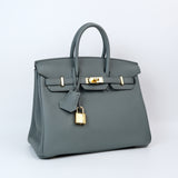 Hermes Birkin 25 Vert Amande GHW - Y