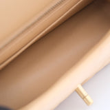 Chanel Mini Rectangle Pearl Crush Dark Beige GHW 2025