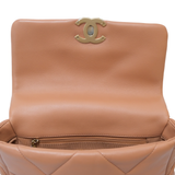 Chanel 19 Small Caramel