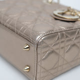 Dior Lady D Small Metallic Gold