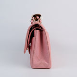 HOLD | Chanel Double Flap Medium Pink Iridescent -s27