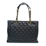 Chanel GST Black Caviar GHW - s16