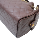 Chanel 25 Small Dark Brown Caviar GHW - (MICROCHIP)