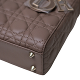 Lady Dior Small Taupe GHW - (UNUSED)