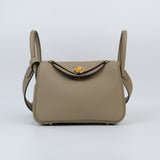 Hermes Mini Lindy Beige Marfa Ghw - W