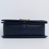 Chanel Le Boy Old Medium Blue -s27