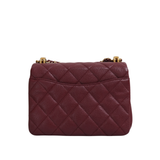 HOLD | Chanel Coco First Small Burgundy GHW - (MICROCHIP)