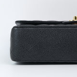 Chanel Double Flap Medium Black - (MICROCHIP)