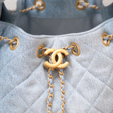 Chanel 25 Small Denim GHW - (MICROCHIP)