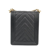 Chanel North South Le boy Black Caviar - s30