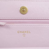 Chanel 19 Wallet on Chain (WOC) Pink