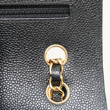 Chanel Double Flap Small Black Ghw -s30