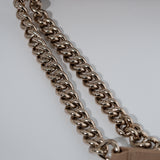 Chanel Chevron Le Boy Old Medium Dark Beige GHW