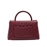 HOLD | Chanel Coco Handle Medium Burgundy GHW - (MICROCHIP)