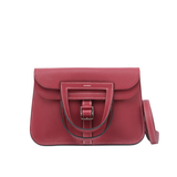 HOLD | Hermes Mini Halzan Rouge Grenat PHW