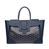 Goyard Saigon Cabas Blue Marine