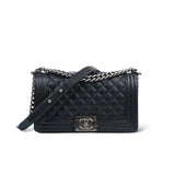 Chanel Le Boy Old Medium RHW - (MICROCHIP)