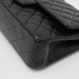 HOLD | Chanel Double Flap Medium Black Lambskin - (Microchip)