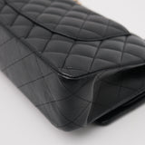 HOLD | Chanel Double Flap Medium Black Lambskin - (Microchip)