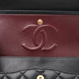 HOLD | Chanel Double Flap Medium Black Lambskin - (Microchip)