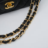 HOLD | Chanel Double Flap Medium Black Lambskin - (Microchip)